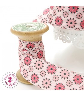Ruban Gros Grain - Dahlia - 25 mm