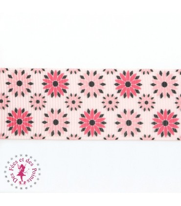Ruban Gros Grain - Dahlia - 25 mm