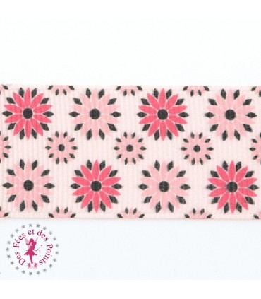Ruban Gros Grain - Dahlia - 25 mm