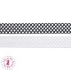 Elastique ruban à Pois - 15 mm - Noir