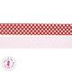 Elastique ruban à Pois - 15 mm - Rouge