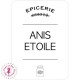 Etiquettes autocollantes pour Bocaux - Anis Etoilé