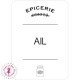 Etiquettes autocollantes pour Bocaux - Ail