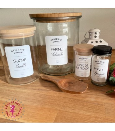 Etiquettes pour Bocaux - Riz