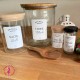 Etiquettes autocollantes pour Bocaux artisanales en français