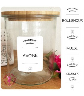 Etiquettes pour Bocaux - Céréales & Graines