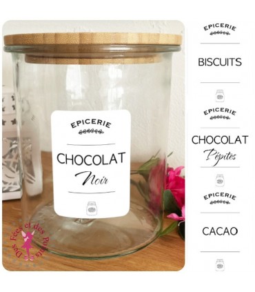 Etiquettes pour Bocaux - Douceurs
