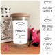 Etiquettes autocollantes pour Bocaux - Epices