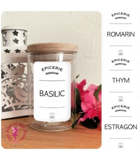Etiquettes pour Bocaux - Herbes Aromatiques