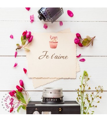 Autocollants/Stickers - Douceurs d'Amour sur carte