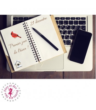 Autocollants/Stickers - Les Plaisirs de l'Hiver - Agenda