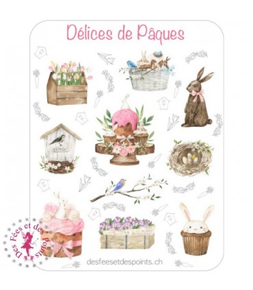 Autocollants/Stickers - Délices de Pâques