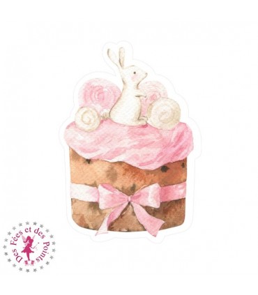 Autocollants/Stickers - Délices de Pâques - Gâteau