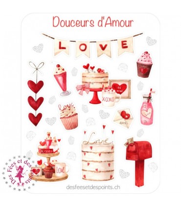 Autocollants/Stickers - Douceurs d'Amour