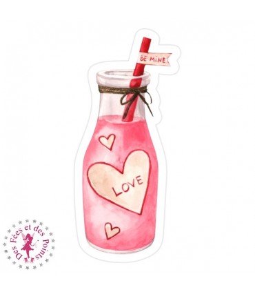 Autocollants/Stickers - Douceurs d'Amour - Bouteille