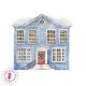 Autocollants/Stickers - Les Plaisirs de l'Hiver - La maison bleue