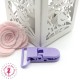 Pince Attache Tétine & Lolette - KAM - Ruban 25 mm - Lavande B28