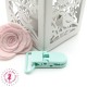 Pince Attache Tétine & Lolette - KAM - Ruban 25 mm - Menthe B19