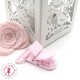 Pince Attache Tétine & Lolette - KAM - Ruban 25 mm - Rose Bébé B18