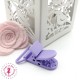 Pince Attache Tétine & Lolette - KAM - Ruban 25 mm - Lavande B28