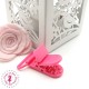 Pince Attache Tétine & Lolette - KAM - Ruban 25 mm - Rose Flashy B47