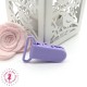 Pince Attache Tétine & Lolette - KAM - Ruban 25 mm - Lavande B28