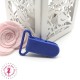 Pince Attache Tétine & Lolette - KAM - Ruban 25 mm - Bleu Marine B58