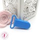Pince Attache Tétine & Lolette - KAM - Ruban 25 mm - Bleu B08