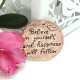 Charm / Pendentif - Plaque Believe in Yourself