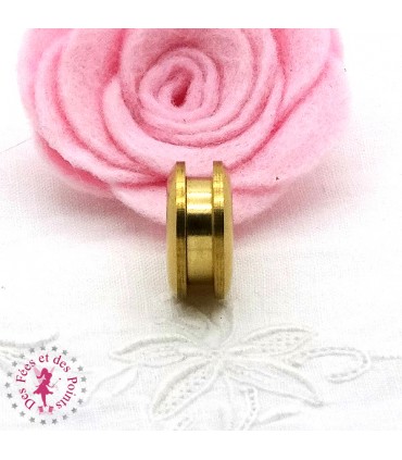 Oeillet à visser - ø 16 mm - Or mat