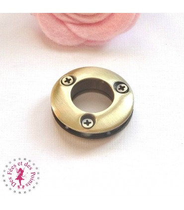 Oeillet à visser - ø 27 mm - Bronze Antique