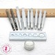 Outils pour riveter les boutons pressions et rivets - 11 pièces