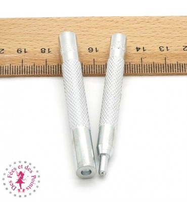 Outils pour riveter les boutons pressions et rivets - 11 pièces