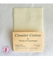 Toile à broder Aïda Jaune clair 5.4 pt/cm