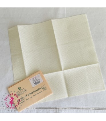 Toile à broder Aïda Jaune clair 5.4 pt/cm