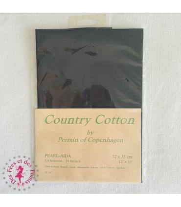 Toile à broder Aïda Noire 5.4 pts/cm