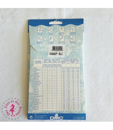 Toile à broder Aïda Blanche 7 pt/cm