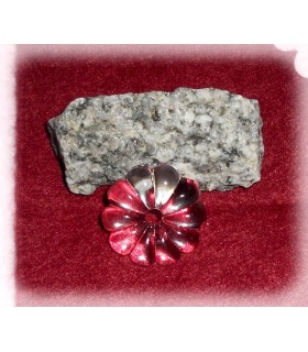 Fleur en verre - 20 mm de diamètre