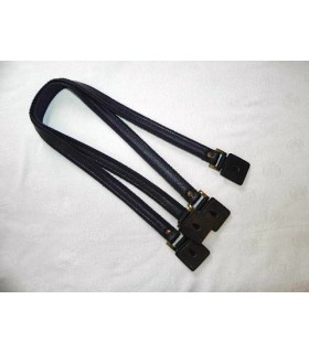 Anse Carré et Gouttes bleu marine - 70 cm