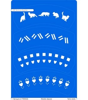 Bordure d'assiette "Chat"