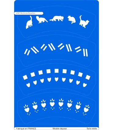 Bordure d'assiette "Chat"