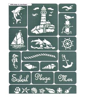 "Plage et coquillages"