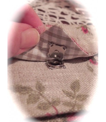 Aimant à coudre - Carré - 10mm - Argent