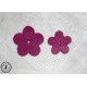 Fleur en cuir - Lila