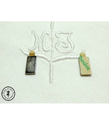 Aimants rectangulaires autocollants - 10 x 5 mm