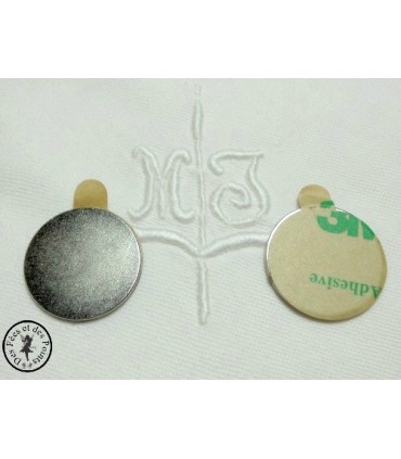 Aimants ronds autocollants - 20 mm