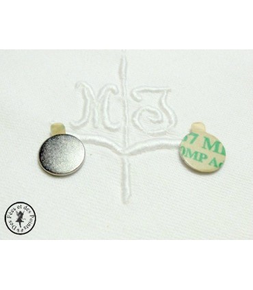 Aimants ronds autocollants - 10 mm