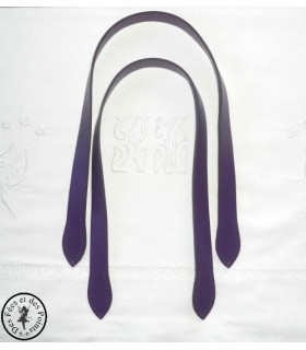Anses  "Pointe" - 60 cm - Violet
