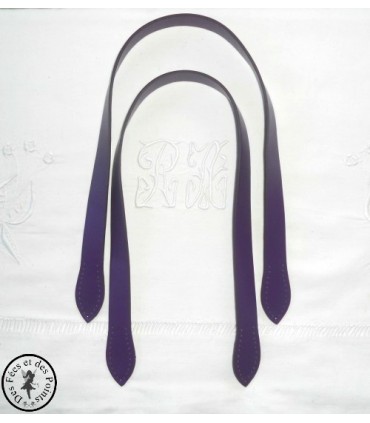 Anses  "Pointe" - 60 cm - Violet