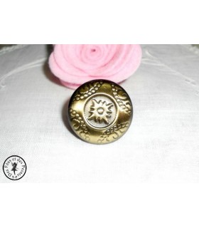 Pied de sac - "Edelweiss" -  Bronze antique